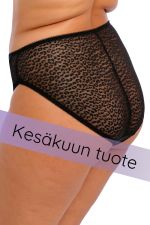 Lucie High Leg Brief - Black