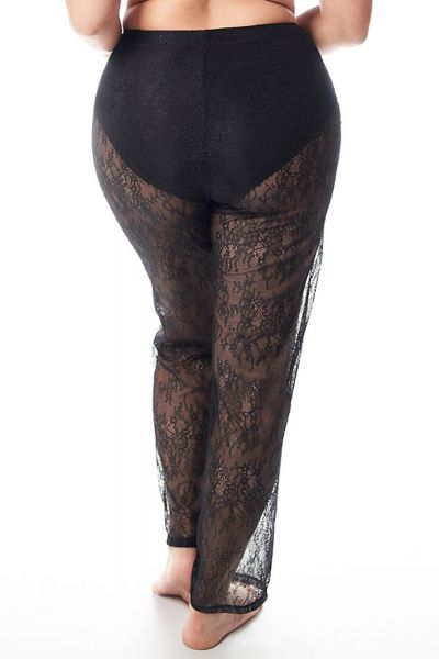 Plaisir Boudoir Lace Trouser Black  42/44 - 54/56 2066-1/BLK