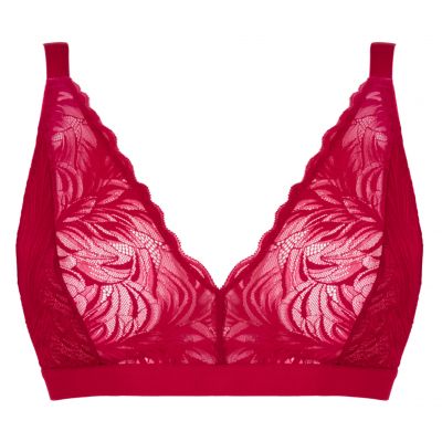 Curvy Kate Lace Daze Bralette Lipstick Red Wireless bralette bra 65-90 E/F - M/N CK-044-110-LIP