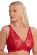 Lace Daze Bralette Lipstick Red