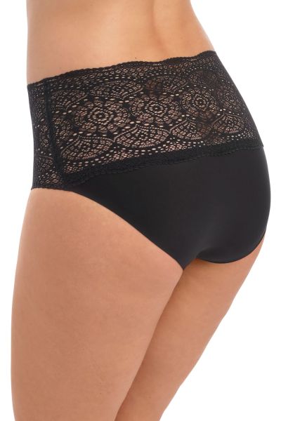 Fantasie Lace Ease Stretch Full Brief - Black Full brief with higher waist. One Size (XS-XL) FL2330-BLK