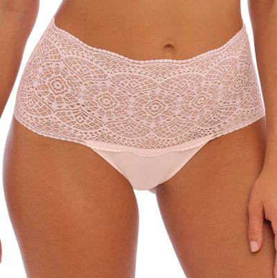Fantasie Lace Ease Stretch Full Brief - Blush Full brief with higher waist. One Size (XS-XL) FL2330-BLH