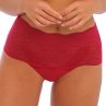 Fantasie Lace Ease Stretch Full Brief - Red-thumb Full brief with higher waist. One Size (XS-XL) FL2330-RED