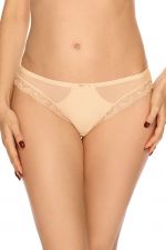 Lace Fantasia Midi Brief Beige