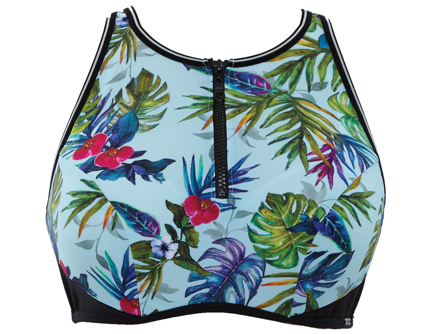 Panache Swimwear Lani Crop Top Bikini Aqua | Lumingerie bras and ...