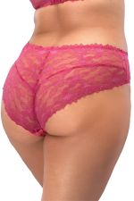 Lauren Midi Briefs - Raspberry