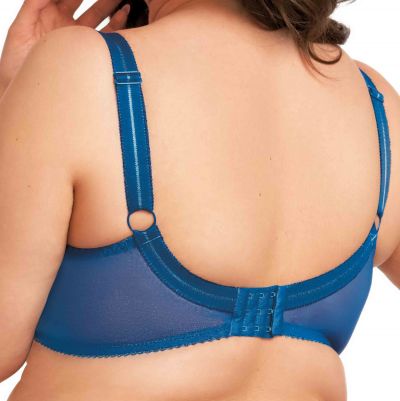 Nessa Lazur Soft UW Bra Sky Blue Underwired non-padded balconnet lace bra. 65-110, E-O LAZ-N500-NIE