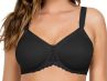 Parfait Lingerie Leila Wired Nursing Bra Black-thumb Underwired, non-padded, moulded nursing bra with drop cups 70-100, D-H NB502-BLK