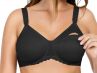 Parfait Lingerie Leila Wired Nursing Bra Black-thumb Underwired, non-padded, moulded nursing bra with drop cups 70-100, D-H NB502-BLK