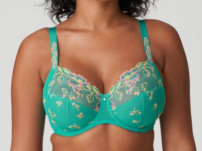 PrimaDonna Lenca UW Full Cup Bra Sunny Teal Underwired, non-padded full cup bra. 70-105, D-I 0163460-SYT