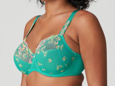 PrimaDonna Lenca UW Full Cup Bra Sunny Teal Underwired, non-padded full cup bra. 70-105, D-I 0163460-SYT