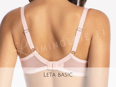 Gaia Lingerie Leta Semi Soft Bra Light Rose Pink Underwired, semi soft bra 65-105, D-L BS-1106-ROZ