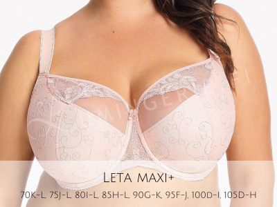 Gaia Lingerie Leta Semi Soft Bra Light Rose Pink Underwired, semi soft bra 65-105, D-L BS-1106-ROZ