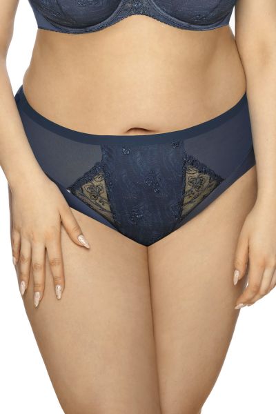 Gaia Lingerie Lily Briefs Dark Turquoise Midi brief with normal waist M/38 - 4XL/48 GFP-1064-TUR-FP