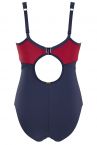 Panache Swimwear Limitless Balconnet Swimsuit Navy Orchid-thumb Underwired swimsuit with with a sporty look 65-85, D-K SW1600-NAOR