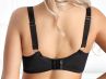 Nessa Linda Soft Full Cup Bra Black-thumb Underwired non-padded full cup bra 60-100, D-T N040-515