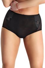 Linda High Waist Brief Black