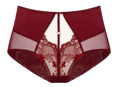 Subtille Linda High Waist Brief Bordeaux/Beige  S-3XL LIN-WYSO-BOR-BEZ