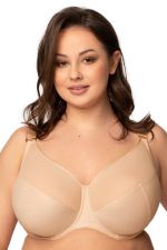 Plaisir Beate Full Cup Bra Black & Frosty Blush