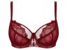 Subtille Linda Soft Bra Bordeaux/Beige-thumb Underwired non-padded mesh bra 65-105, D-O LIN-SOFT-BOR-BEZ