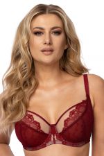 Linda Soft Bra Bordeaux/Beige