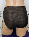 Nessa Lipsi Ruched Side Bikini Brief - Black & Copper-thumb  L/40-42 - 5XL/50-52 NO2-B&C