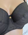 Nessa Lipsi UW Soft Cup Bikini Bra - Black & Copper-thumb Underwired, non-padded soft cup bikini top. 65-95, E-O N-508