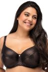 Nessa Lipsi UW Soft Cup Bikini Bra - Black & Copper-thumb Underwired, non-padded soft cup bikini top. 65-95, E-O N-508