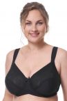 Plaisir Lisa Full Cup Bra Black-thumb Underwired, non padded, stretch lace full cup bra. 80-110, D-I 1125-1/BLK