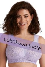 Lovely Jacquard Non-Wired Bra - Lavender