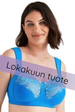 Lovely Lace Non-Wired Bra - Soft Aqua