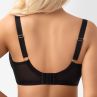 Gorsenia Lori UW Half Padded Bra - Black-thumb Underwired, half-padded bra. 65-105, D-K G020