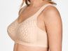 Miss Mary Lovely Jacquard Non-Wired Bra Beige-thumb non-wired, full cup bra with extra wide straps 80-110 D-I MM-2424-02