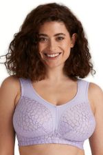 Lovely Jacquard Non-Wired Bra Lavender