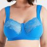 Miss Mary Lovely Lace Non-Wired Bra - Soft Aqua-thumb Non-wired full cup bra with extra wide straps. 80-120 D-H MM-2105-40/AQA