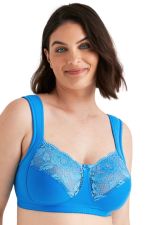 Lovely Lace Non-Wired Bra - Soft Aqua
