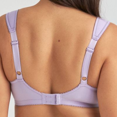 Miss Mary Lovely Lace Non-Wired Bra - Lavender Non-wired full cup bra with extra wide straps. 80-120 D-H 2105-09/LAV