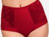 Miss Mary Lovely Lace Support Brief Red-thumb High waist briefs with tummy support EU 38-52 MM-4105-32