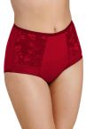 Miss Mary Lovely Lace Support Brief Red-thumb High waist briefs with tummy support EU 38-52 MM-4105-32