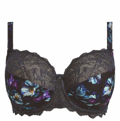 Fantasie Lucia UW Soft Side Support Bra - Midnight Underwired, unpadded side support bra. 65-95, D-M FL101501-MIH