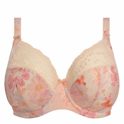 Elomi Lucie UW Stretch Plunge Bra Cosmos Underwired, full cup plunge bra with stretch lace. 70-100, E-N EL4490-COM