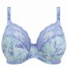 Elomi Lucie UW Stretch Plunge Bra Cornflower-thumb Underwired, full cup plunge bra with stretch lace. 70-100, E-N EL4490-COR