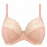 Elomi Lucie UW Stretch Plunge Bra - Pale Blush-thumb Underwired, full cup plunge bra with stretch lace. 70-100, D-O EL4490-PAU