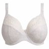 Elomi Lucie UW Stretch Plunge Bra White-thumb Underwired, full cup plunge bra with stretch lace. 70-100, E-O EL4490-WHE