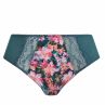 Elomi Lucie High Leg Brief - Teal Floral-thumb Waist high midi brief with high legs. M/40 - 4XL/50 EL4498-TOL