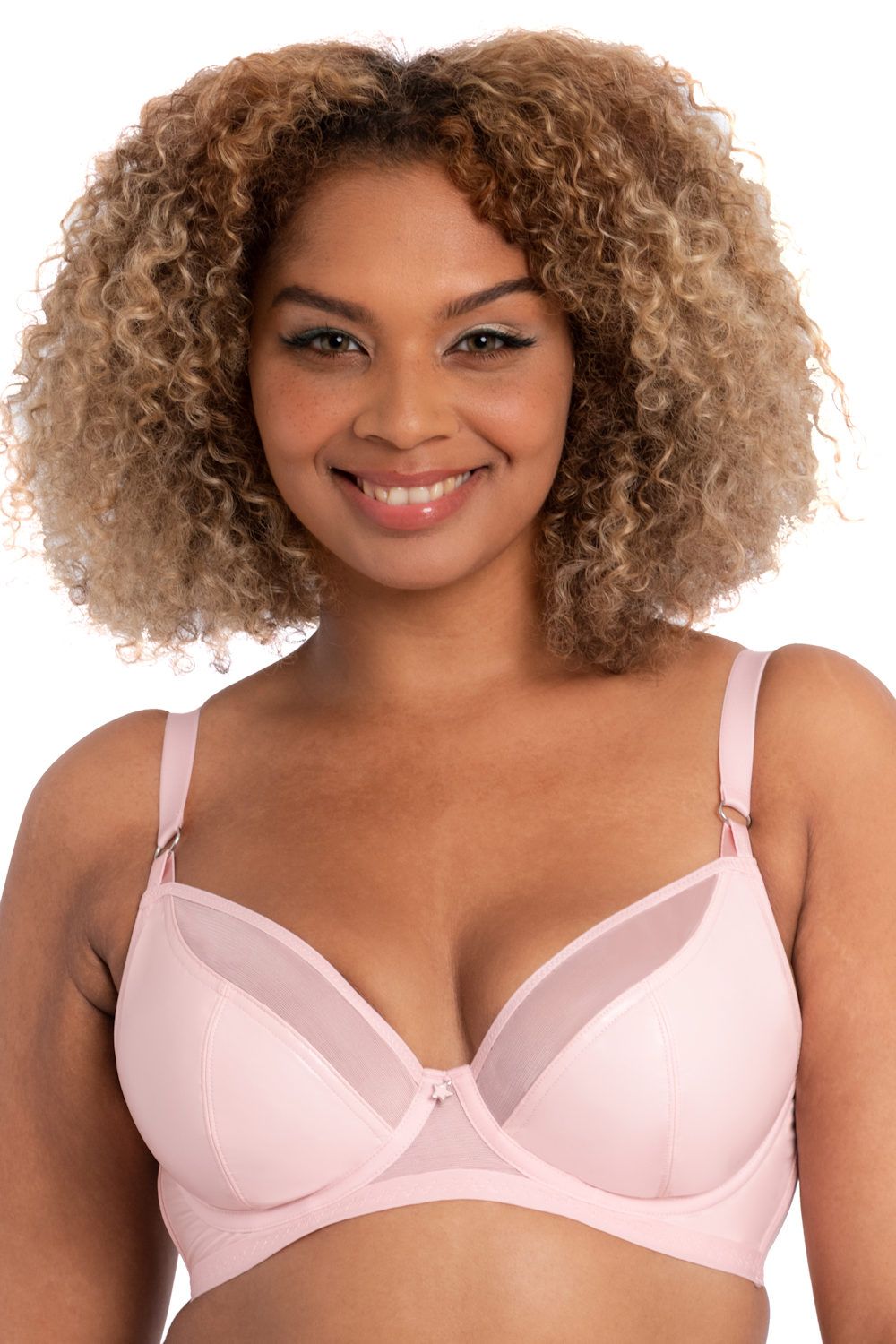 Curvy Kate Lucky Star Plunge Bra Blush Pink Wetlook