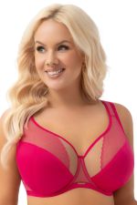 Luisse Mesh UW Soft Comfort Bra - Amarant
