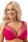 Gorsenia Luisse Mesh UW Soft Comfort Bra - Amarant-thumb Underwired, non-padded full cup bra with the loved Luisse K441-frame. 65-100, D-M K441/1-AMA