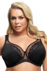 Gorsenia Luisse Soft Bra Black-thumb Underwired, non-padded full cup bra 65-115, D-P K441-CZA