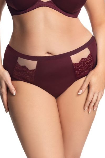 Gorsenia Luisse Briefs Burgundy  M/38 - 4XL/48 K442-BUY